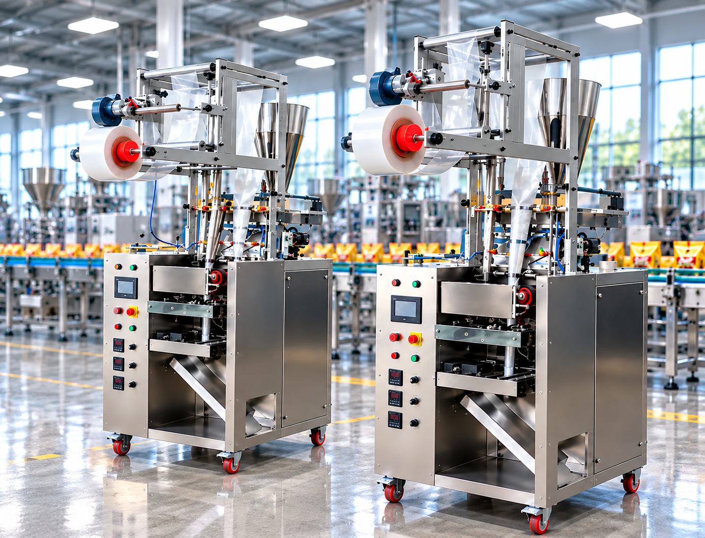Pneumatic Namkeen Packing Machine