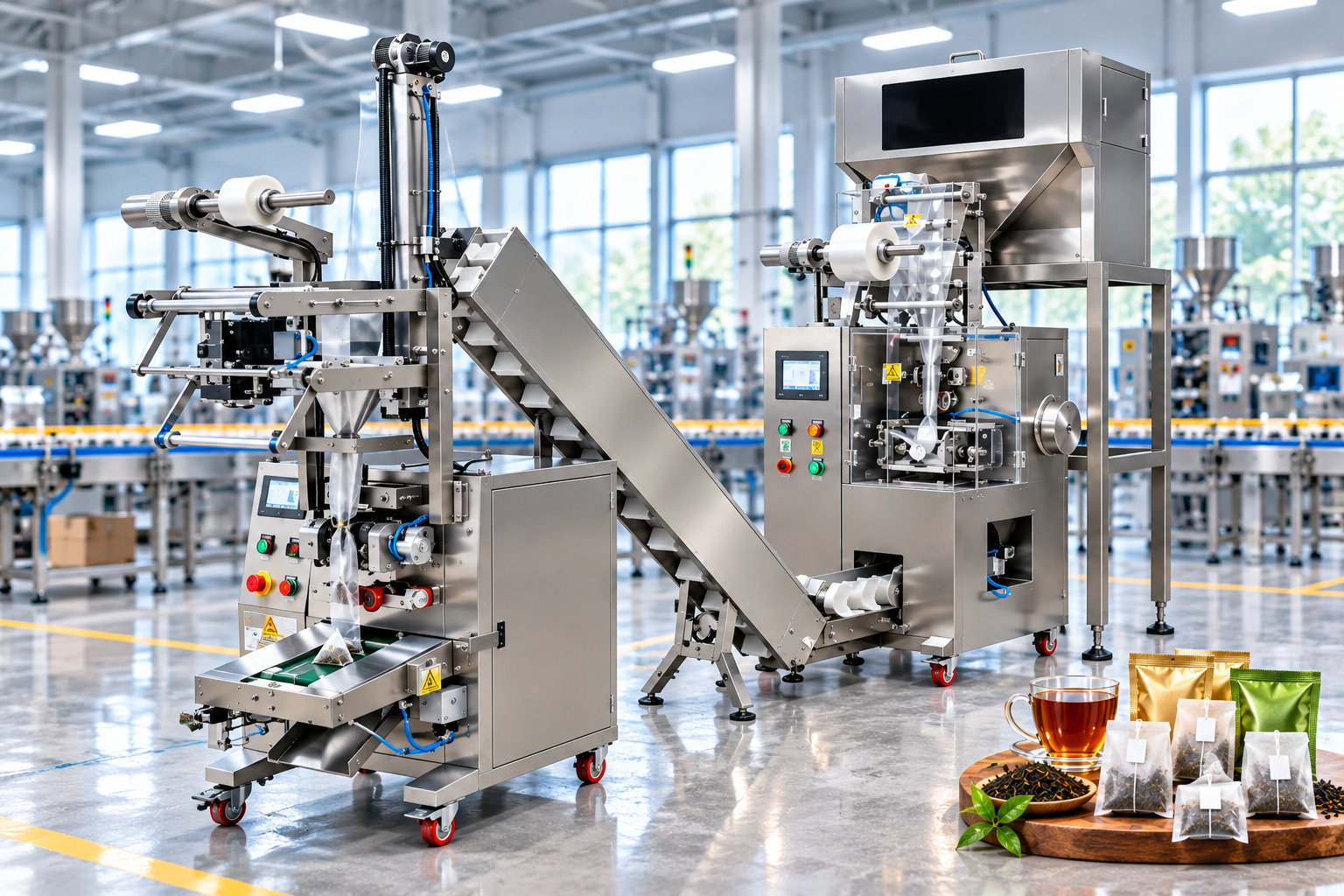 Pyramid Dip Tea Bag Packing Machine
